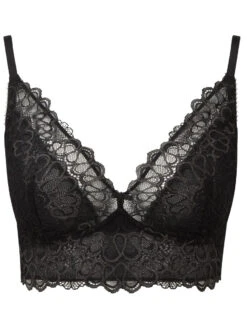 Gossard Swirl Bralette - Black -FREYA Shop braforme gossard 17808 blk c