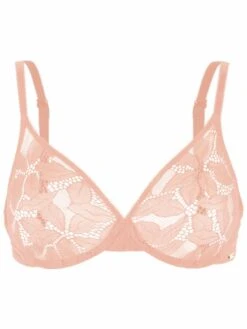 Gossard Glossies Lotus Sheer Moulded Bra - Café Crème -FREYA Shop braforme gossard 19001 nud c