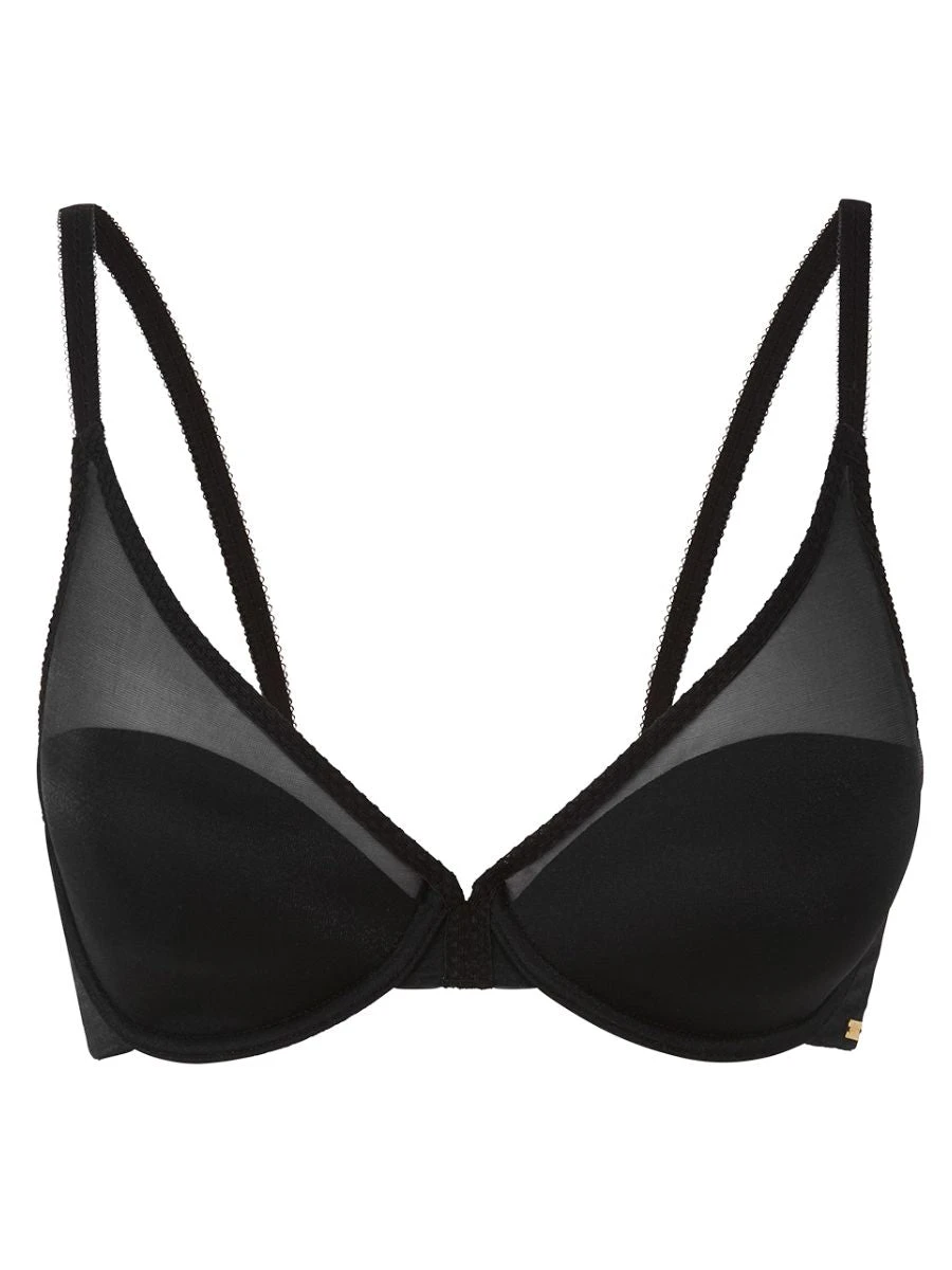 Gossard Glossies High Apex Padded Bra - Black 7 Gossard Glossies High Apex Padded Bra - Black - Image 5