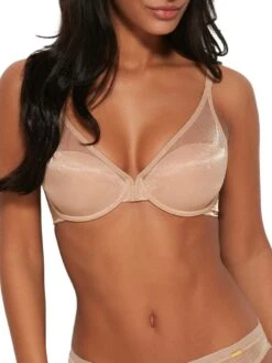 Gossard Glossies High Apex Padded Bra - Nude