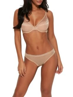 Gossard Glossies High Apex Padded Bra - Nude -FREYA Shop braforme gossard 6270 nud fl