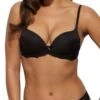 Gossard Superboost Lace T-Shirt Bra - Black -FREYA Shop braforme gossard 7705 blk f
