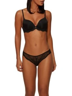 Gossard Superboost Lace T-Shirt Bra - Black -FREYA Shop braforme gossard 7705 blk fl