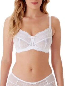 Gossard Superboost Lace Wireless Bra - White