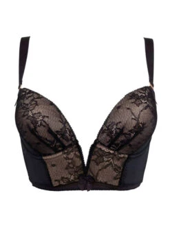 Gossard VIP Retrolution Padded Staylo Plunge Bra - Black -FREYA Shop braforme gossard VIP retrolution 8515 BLK cf