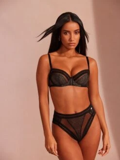 Gossard Contradiction Non Padded Balcony Bra - Black/Silver -FREYA Shop braforme gossard contradiction 20005 20004 bsi ls def0a69e 02c3 4ec3 a387 d8ad8748c6d5