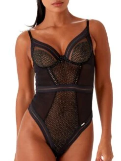 Gossard Contradiction Body - Black/Silver