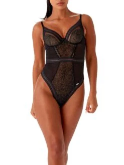 Gossard Contradiction Body - Black/Silver -FREYA Shop braforme gossard contradiction 20009 bsi fl