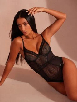 Gossard Contradiction Body - Black/Silver -FREYA Shop braforme gossard contradiction 20009 bsi ls