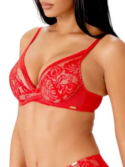 Gossard Encore High Apex Bra - Allure Red -FREYA Shop braforme gossard encore 15601 RED s