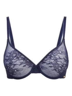 Gossard Glossies Lace Sheer Moulded Bra - Eclipse -FREYA Shop braforme gossard glossies 13001 ecl c
