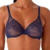 Gossard Glossies Lace Sheer Moulded Bra - Eclipse -FREYA Shop braforme gossard glossies 13001 ecl f