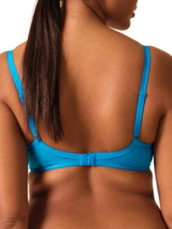 Gossard Glossies Sheer Moulded Bra - Atomic Blue -FREYA Shop braforme gossard glossies 6271 ATB 2b