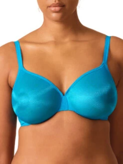Gossard Glossies Sheer Moulded Bra - Atomic Blue -FREYA Shop braforme gossard glossies 6271 ATB 2f