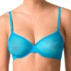 Gossard Glossies Sheer Moulded Bra - Atomic Blue -FREYA Shop braforme gossard glossies 6271 ATB f