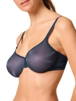 Gossard Glossies Sheer Moulded Bra - Shadow Blue 17 Gossard Glossies Sheer Moulded Bra - Shadow Blue -FREYA Shop braforme gossard glossies 6271 SHB 2s
