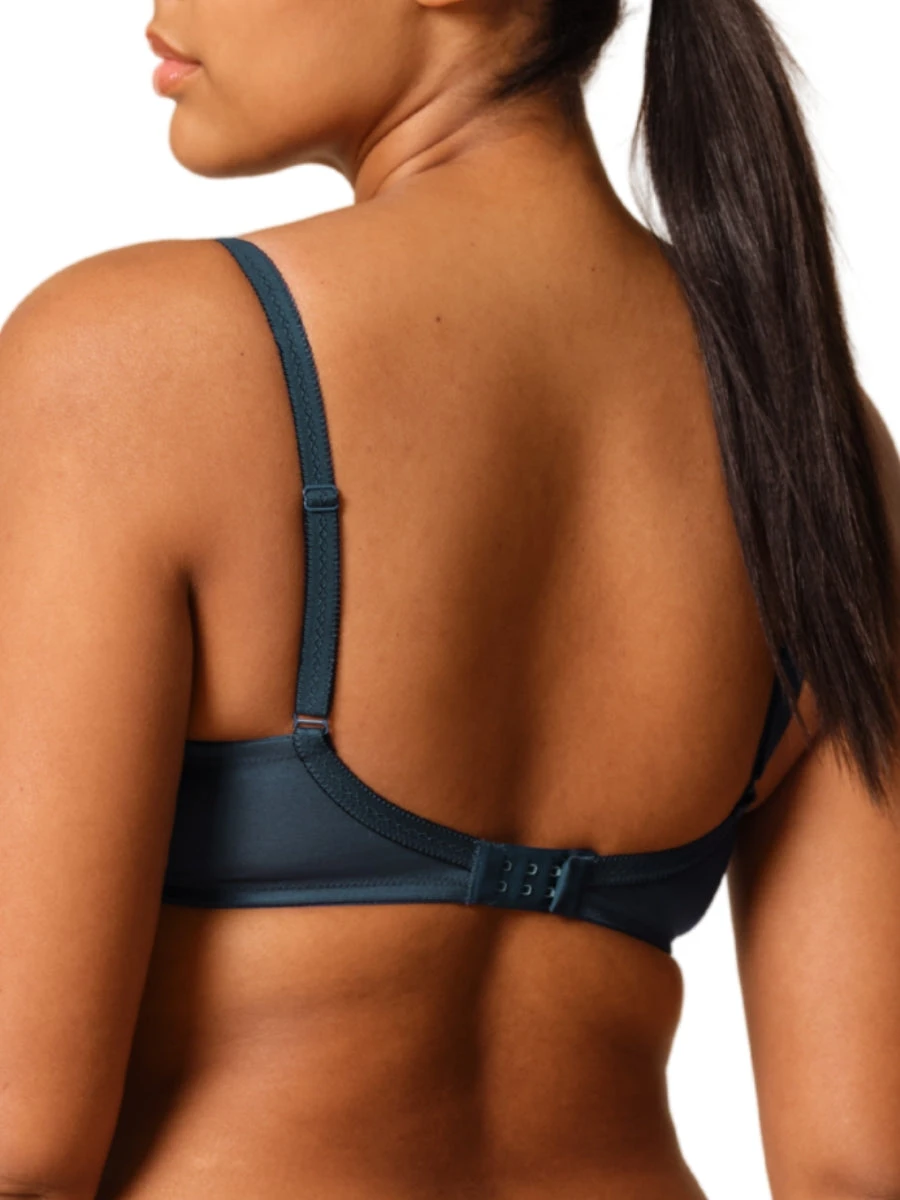 Gossard Glossies Sheer Moulded Bra - Shadow Blue 4 Gossard Glossies Sheer Moulded Bra - Shadow Blue - Image 2