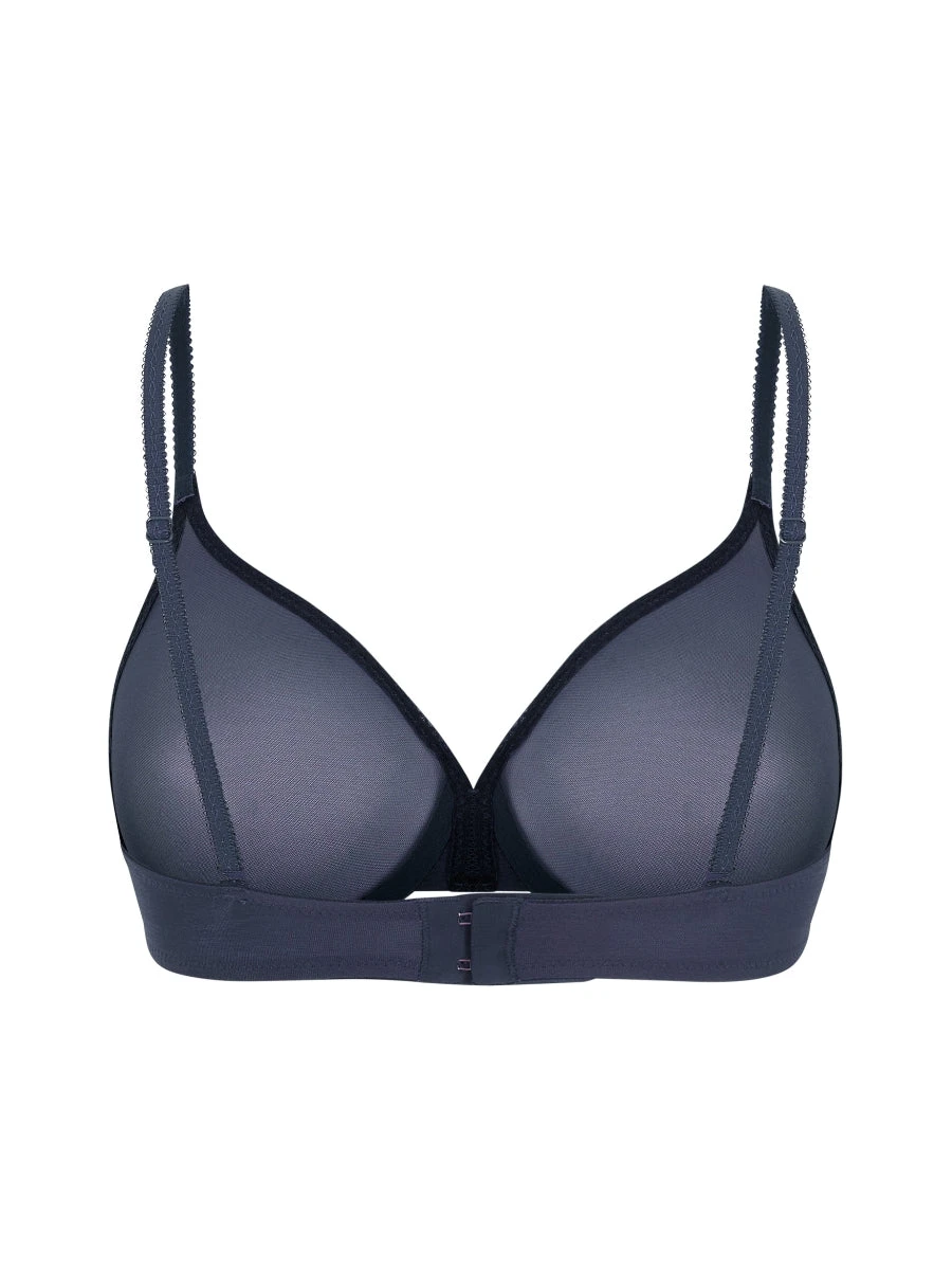Gossard Glossies Sheer Moulded Bra - Shadow Blue 12 Gossard Glossies Sheer Moulded Bra - Shadow Blue - Image 10