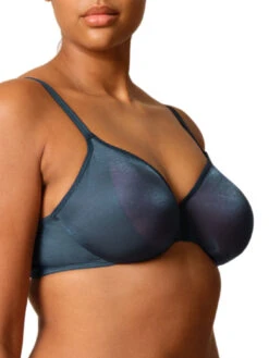 Gossard Glossies Sheer Moulded Bra - Shadow Blue 14 Gossard Glossies Sheer Moulded Bra - Shadow Blue -FREYA Shop braforme gossard glossies 6271 SHB s