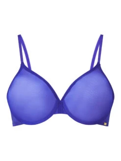 Gossard Glossies Sheer Moulded Bra - Spectrum Blue -FREYA Shop braforme gossard glossies 6271 SPE cf