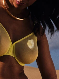 Gossard Glossies Sheer Moulded Bra - Sunny Lime -FREYA Shop braforme gossard glossies 6271 SUL 2l