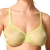 Gossard Glossies Sheer Moulded Bra - Sunny Lime -FREYA Shop braforme gossard glossies 6271 SUL f