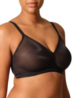 Gossard Glossies Sheer Bralette - Black
