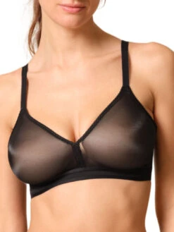 Gossard Glossies Sheer Bralette - Black -FREYA Shop braforme gossard glossies 6278 BLK f