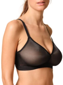 Gossard Glossies Sheer Bralette - Black -FREYA Shop braforme gossard glossies 6278 BLK s