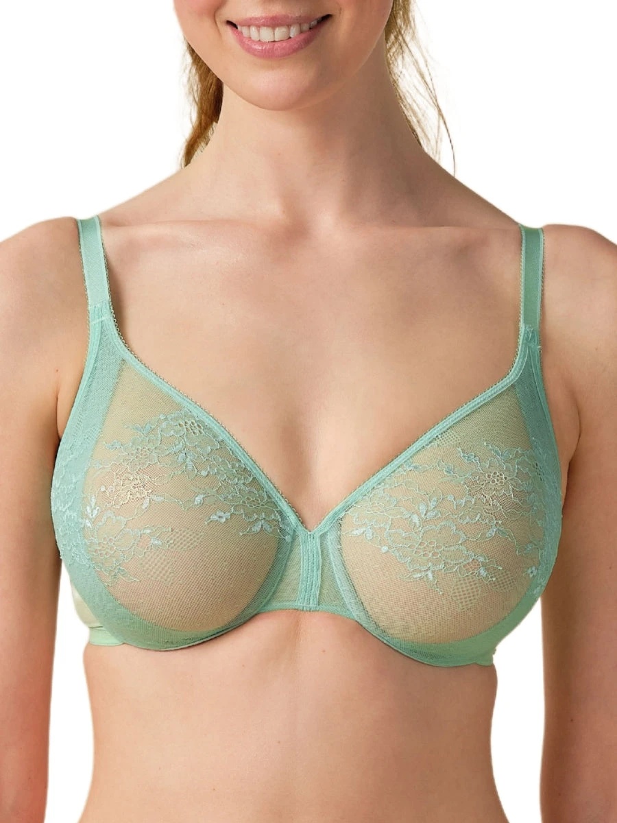 Gossard Glossies Lace Sheer Moulded Bra - Brook Green 6 Gossard Glossies Lace Sheer Moulded Bra - Brook Green - Image 4