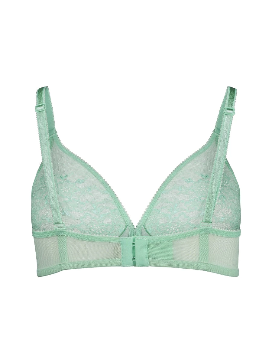 Gossard Glossies Lace Sheer Moulded Bra - Brook Green 12 Gossard Glossies Lace Sheer Moulded Bra - Brook Green - Image 10