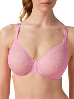 Gossard Glossies Lace Sheer Moulded Bra - Sweet Lilac -FREYA Shop braforme gossard glossies lace 13001 SWL 2f