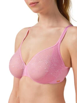 Gossard Glossies Lace Sheer Moulded Bra - Sweet Lilac -FREYA Shop braforme gossard glossies lace 13001 SWL 2s