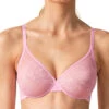 Gossard Glossies Lace Sheer Moulded Bra - Sweet Lilac -FREYA Shop braforme gossard glossies lace 13001 SWL f