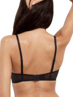 Gossard Glossies Lace Sheer Moulded Bra - Black -FREYA Shop braforme gossard glossies lace blk black b