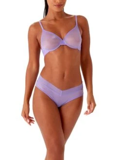 Gossard Glossies Sheer Moulded Bra - Violet -FREYA Shop braforme gossard glossies vio violet 6271 full