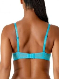 Gossard Glossies Lace Sheer Moulded Bra - Turquoise Sea -FREYA Shop braforme gossard glossies 20lace 13001 trq back