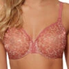 Gossard Glossies Leopard Sheer Moulded Bra - Blush Print -FREYA Shop braforme gossard lingerie 13101 bra f