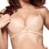 Gossard Superboost Lace Padded Plunge Bra - Nude -FREYA Shop braforme gossard lingerie 7711 nude f