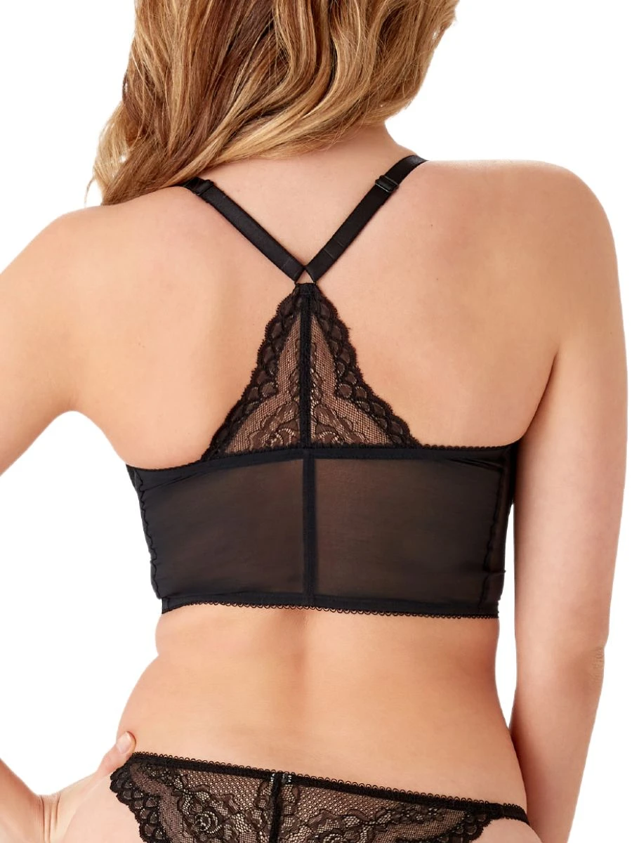 Gossard Superboost Lace Deep V Bralette - Black 4 Gossard Superboost Lace Deep V Bralette - Black - Image 2
