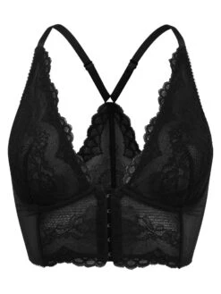 Gossard Superboost Lace Deep V Bralette - Black 11 Gossard Superboost Lace Deep V Bralette - Black -FREYA Shop braforme gossard lingerie 7718 blk cut