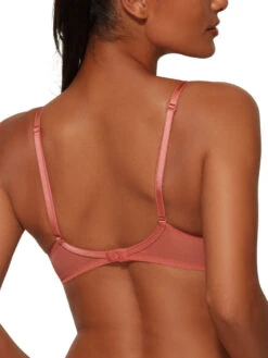 Gossard Boho Lace Padded Plunge Bra - Dusty Cedar -FREYA Shop braforme gossard lingerie boho lace 18601 dcr dusty cedar b