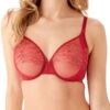 Gossard Glossies Lace Sheer Moulded Bra - Raspberry Blush -FREYA Shop braforme gossard lingerie glossies lace 13001 rpb raspberry blush f