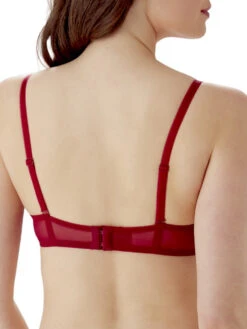 Gossard Glossies Lace Sheer Moulded Bra - Bordeaux -FREYA Shop braforme gossard lingerie glossies lace bra 13001 bor b1