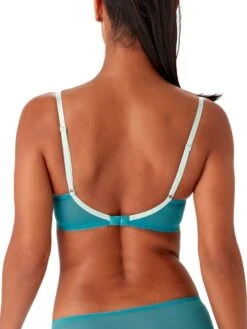 Gossard Superboost Lace Padded Plunge Bra - Ocean Blue -FREYA Shop braforme gossard lingerie superboost lace 7711 ocb ocean blue b