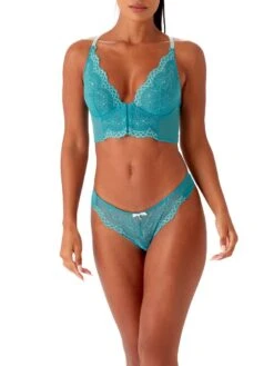 Gossard Superboost Lace Deep V Bralette - Ocean Blue 12 Gossard Superboost Lace Deep V Bralette - Ocean Blue -FREYA Shop braforme gossard lingerie superboost lace 7718 ocb ocean blue full