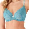 Gossard Superboost Lace Plunge Bra - Ocean Blue -FREYA Shop braforme gossard lingerie superboost lace 7725 ocb ocean blue f