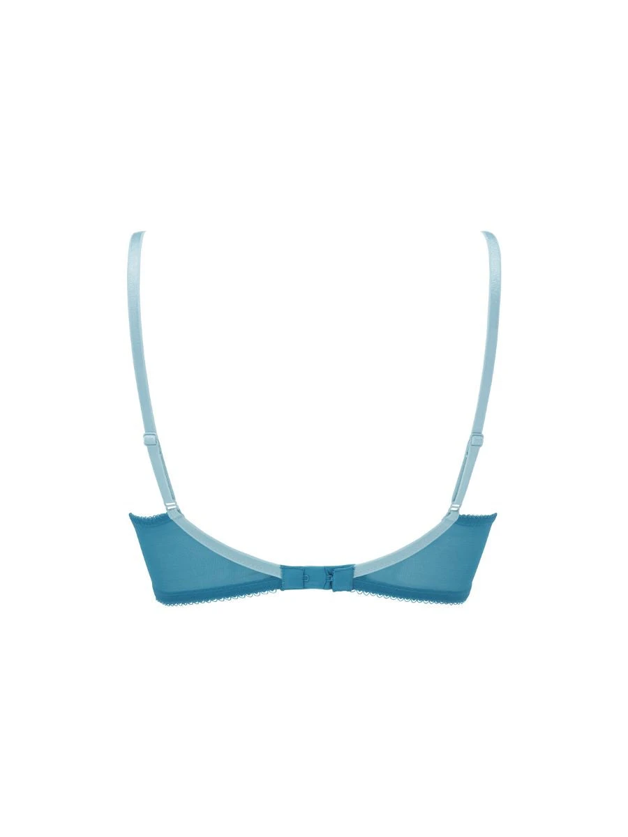 Gossard Superboost Lace Plunge Bra - Ocean Blue 8 Gossard Superboost Lace Plunge Bra - Ocean Blue - Image 6