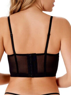 Gossard Rebel Corset Top - Black -FREYA Shop braforme gossard rebel 21207 BLK 2b