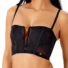 Gossard Rebel Corset Top - Black -FREYA Shop braforme gossard rebel 21207 BLK f